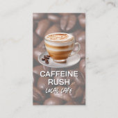 Gourmet Coffee Cup | koffiebonen Visitekaartje (Voorkant)