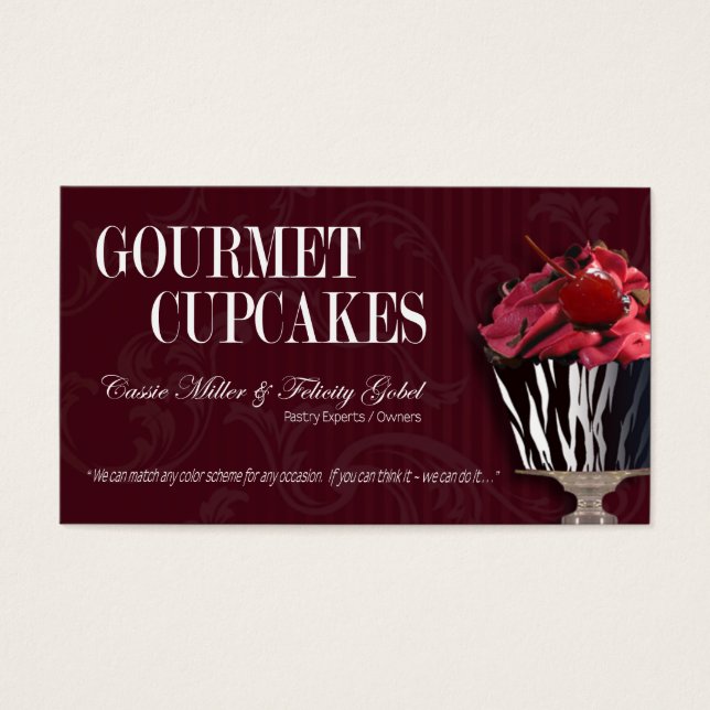 "Gourmet Cupcakes" - Desserts, Pâtisseries (Devant)