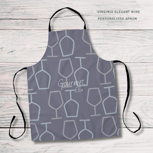 Gourmet Custom | Virginia Wine Lover Apron Schort