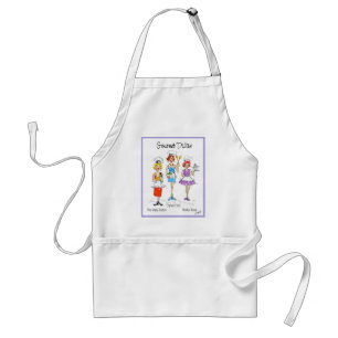 Gourmet-Divas Adult Apron Standaard Schort