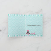 Gourmet et Damask Merci Cartes (Intérieur)
