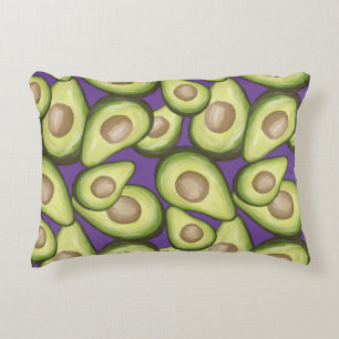 Gourmet Fresh Cut Vegan Avacados Accent Kussen