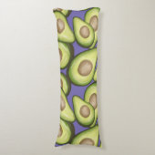 Gourmet Fresh Cut Vegan Avacados Lichaamskussen (Voorkant Verticaal)