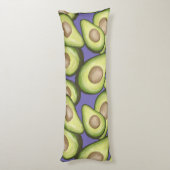 Gourmet Fresh Cut Vegan Avacados Lichaamskussen (Achterkant (Verticaal))