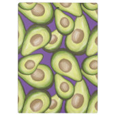 Gourmet Fresh Cut Vegan Avocado Pattern Klembord (Achterkant)