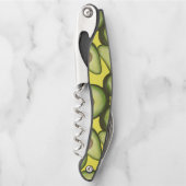 Gourmet Fresh Cut Vegan Avocado Pattern Kurkentrekker (Voorkant)