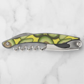 Gourmet Fresh Cut Vegan Avocado Pattern Kurkentrekker (Achterkant)