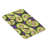 Gourmet Fresh Cut Vegan Avocado Pattern Magneet (Rechterzijde)