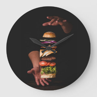 Gourmet Hamburger Acrylic Wall klok