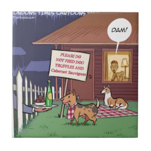 Gourmet Honden Grappig Tegeltje