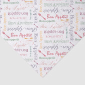 Gourmet Pattern Bon Appetit van  voedsellover Tissuepapier (Detail)