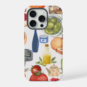Gourmet Voedsel Collage Hoesje iPhone 15 Pro Hoesje