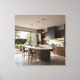 Gourmet zomerkukenretraite canvas afdruk