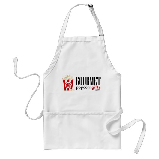 GourmetPopcornGifts Apron Standaard Schort (Voorkant)