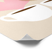 Gours en mijn koffiekreeften in Love Art Print (Hoek)