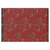 Gousses de graines sur une nappe (Devant (Horizontal))