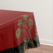 Gousses de graines sur une nappe (In Situ)