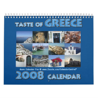 Goût de calendrier de la Grèce 2008