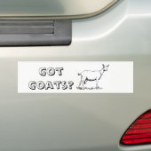 GOUT GOATS? Bumpersticker (Op auto)