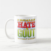 Gout Hate Face Koffiemok (Links)