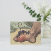 Gout Monster Briefkaart (Staand voorkant)