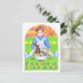 Goûter et voir Pâques Inspiration carte postale (Debout devant)