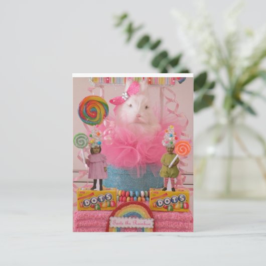 Goûtez à la carte postale Rainbow (Debout devant)