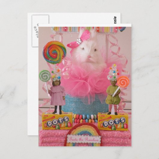 Goûtez à la carte postale Rainbow (Devant / Derrière)