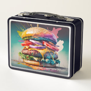 Goûtez l'arc-en-ciel : Bursting Burger Lunch Box