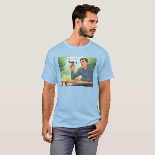 Goûts Comme Poulets Hommes T-shirt bleu (Devant entier)