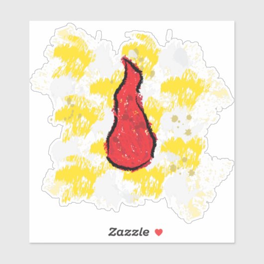 Goutte de Sang Sticker (Vel)