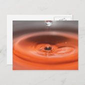 Goutte d'eau briefkaart (Voorkant / Achterkant)