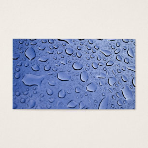 Gouttelettes d'eau bleue