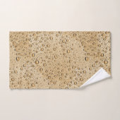 gouttelettes d'eau d'or (Serviette à main)