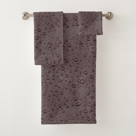 gouttelettes d'eau marron (En situation)