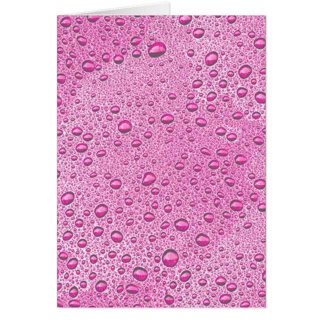 gouttelettes d'eau roses chaudes (Devant)