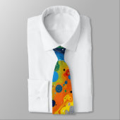 Gouttes de couleur cravate pour hommes (Attaché)