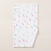 Gouttes de pluie arc-en-ciel (Serviette à main)