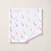 Gouttes de pluie arc-en-ciel (Gant de toilette)