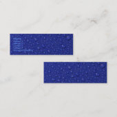 Gouttes de pluie - Carte de visite (Devant / Derrière)