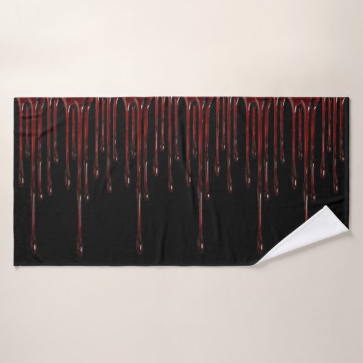 Gouttes de sang (Serviette de bain)