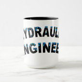 Gouttes d'eau du génie hydraulique Mug (Centre)