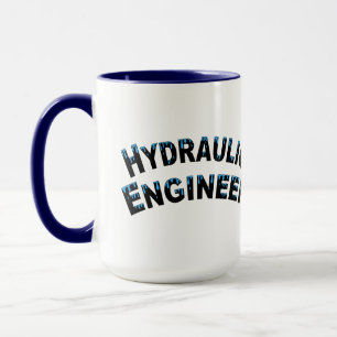Gouttes d'eau du génie hydraulique Mug