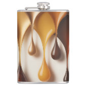 Gouttes Dorées - Art Liquide Luxe - Flasque (Devant)