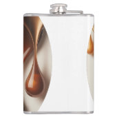 Gouttes Dorées - Art Liquide Luxe - Flasque (Dos)
