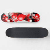 Gouttes Rouges – Conception de Skateboard Abstrait (Horz)