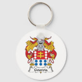 Gouveia Family Crest Sleutelhanger (Voorkant)