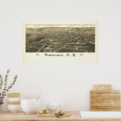 Gouverneur NY 1885 Poster (Keuken)