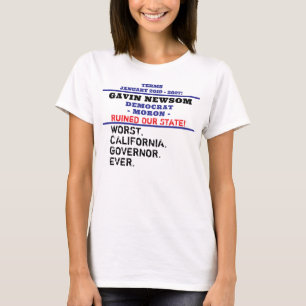 Gouverneur van Californië Gavin Newsom T-shirt