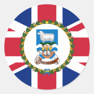 Gouverneur van de Falklandeilanden, Verenigd Konin Ronde Sticker